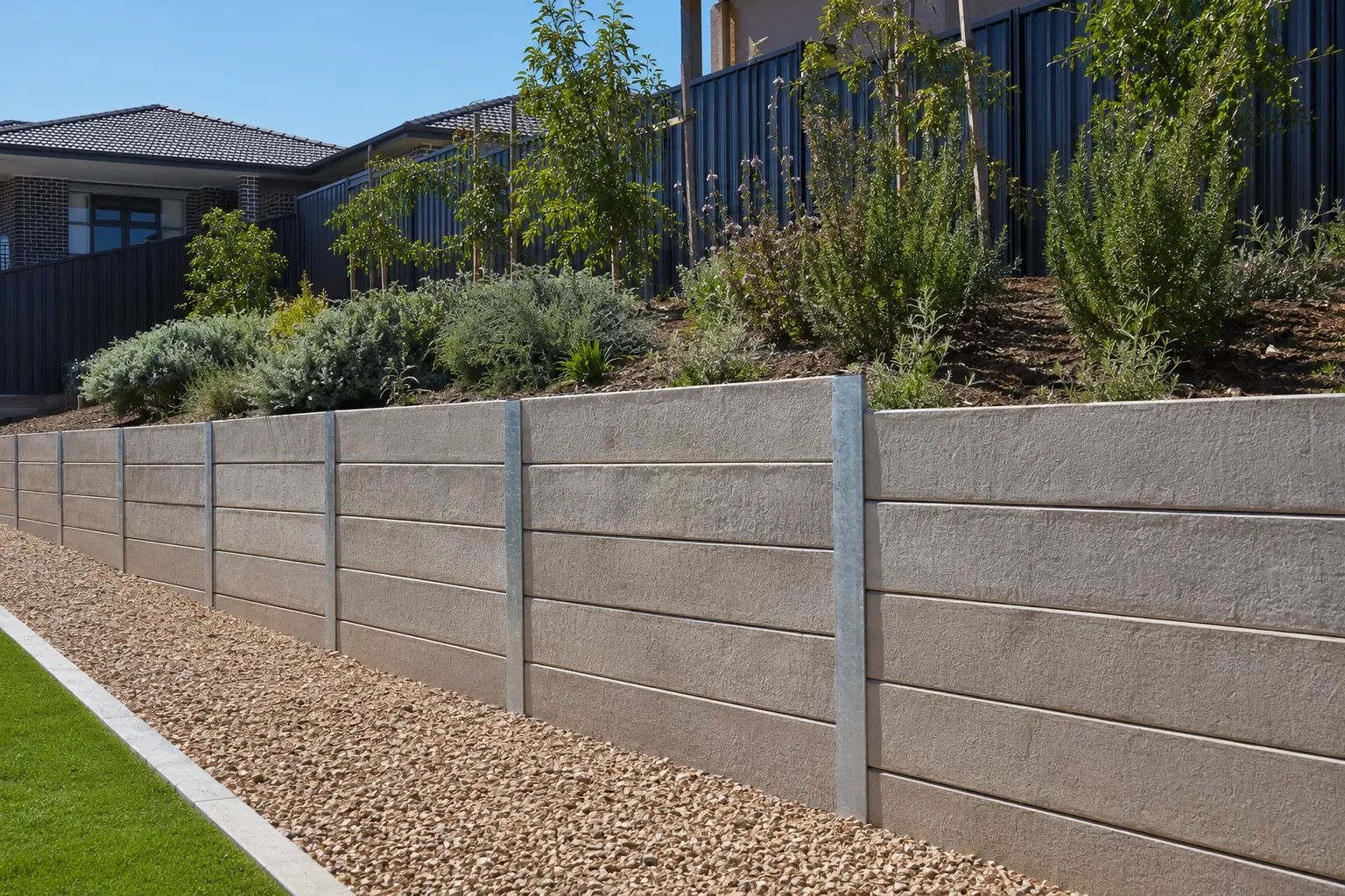 Concept example of Retaining Walls