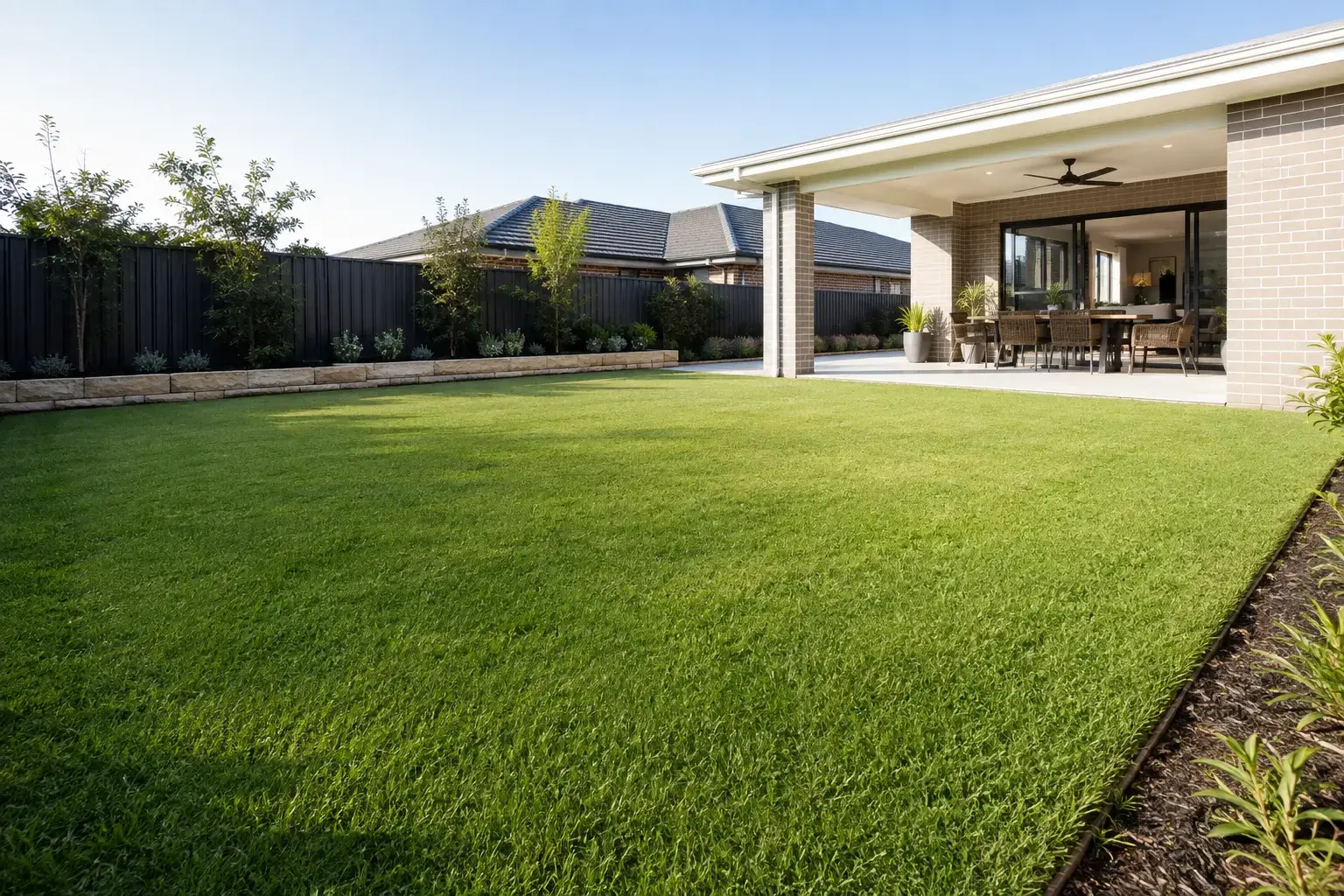 Concept example of Natural & Artificial Turf