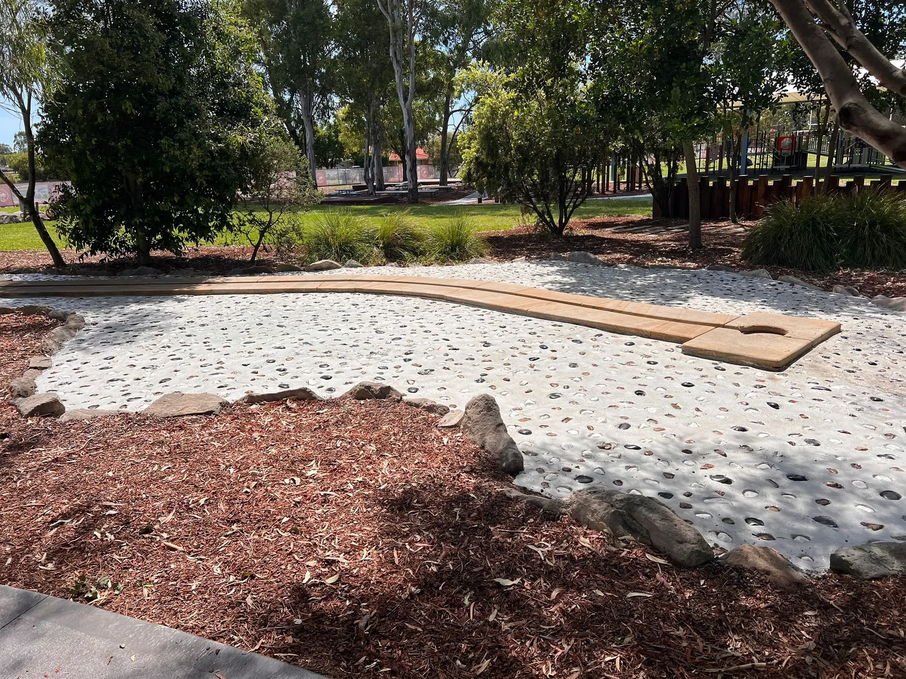Completed outdoor construction project in Sydney